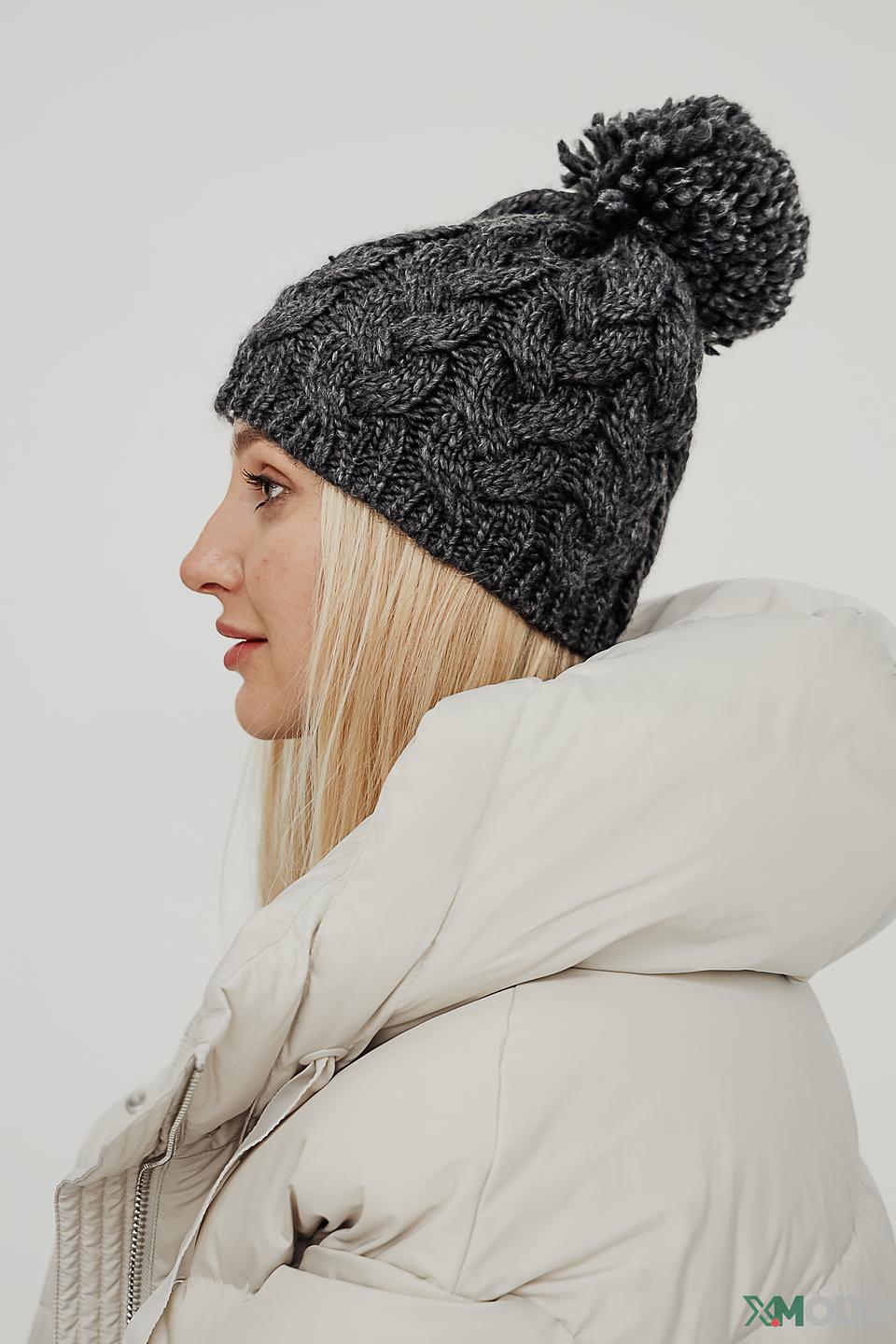 Шапка Seeberger с помпоном