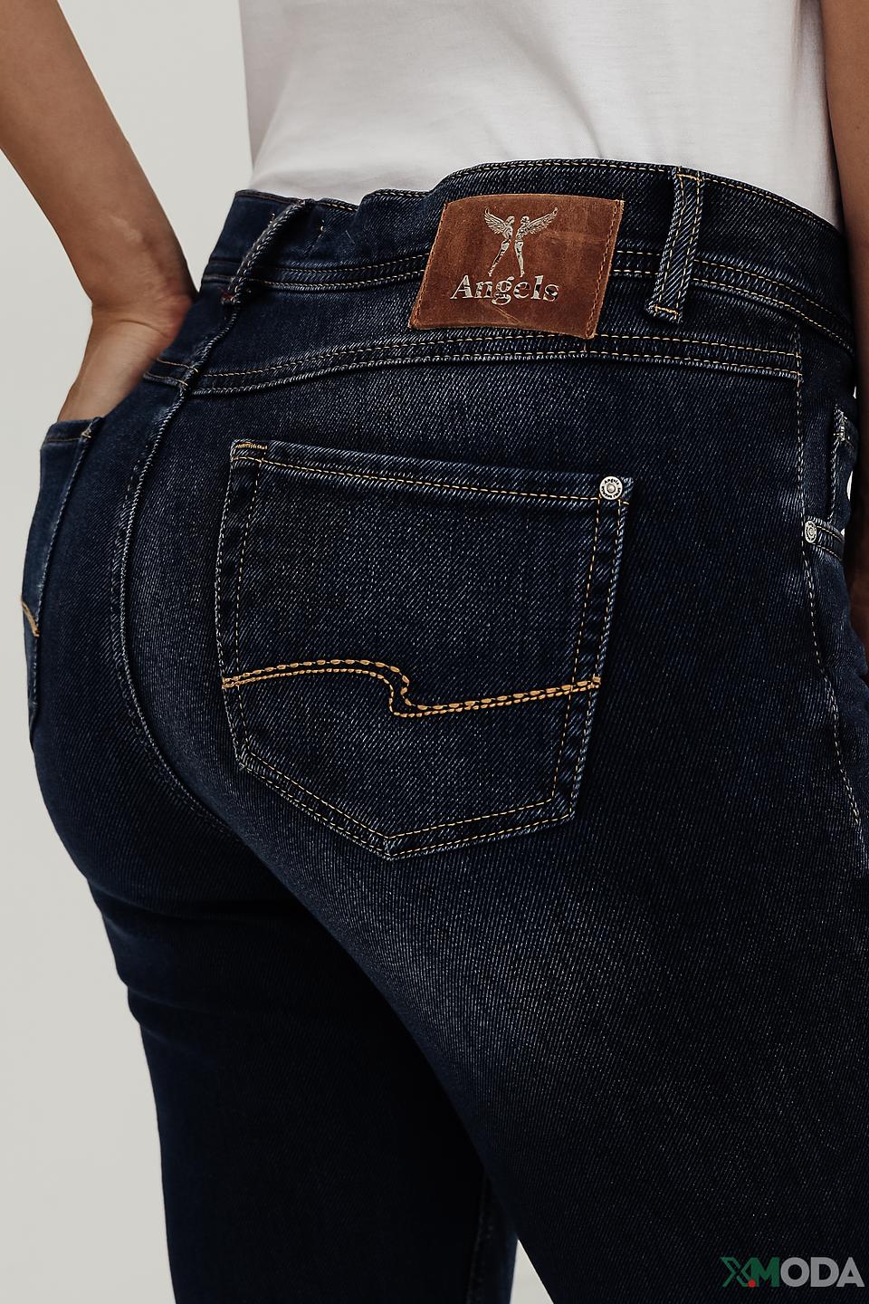 Джинсы Angels скинни тёмно-синие