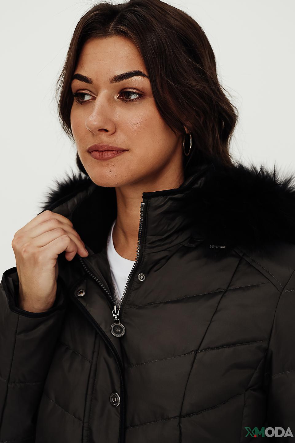 Куртка Lebek стеганая чёрная