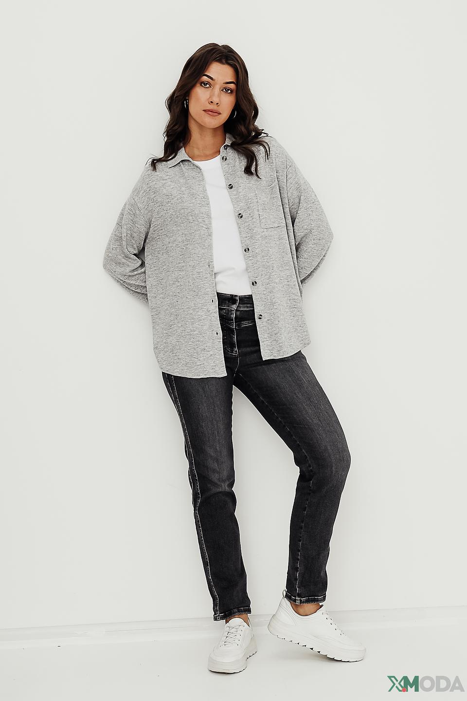 Жакет Oui женский серый