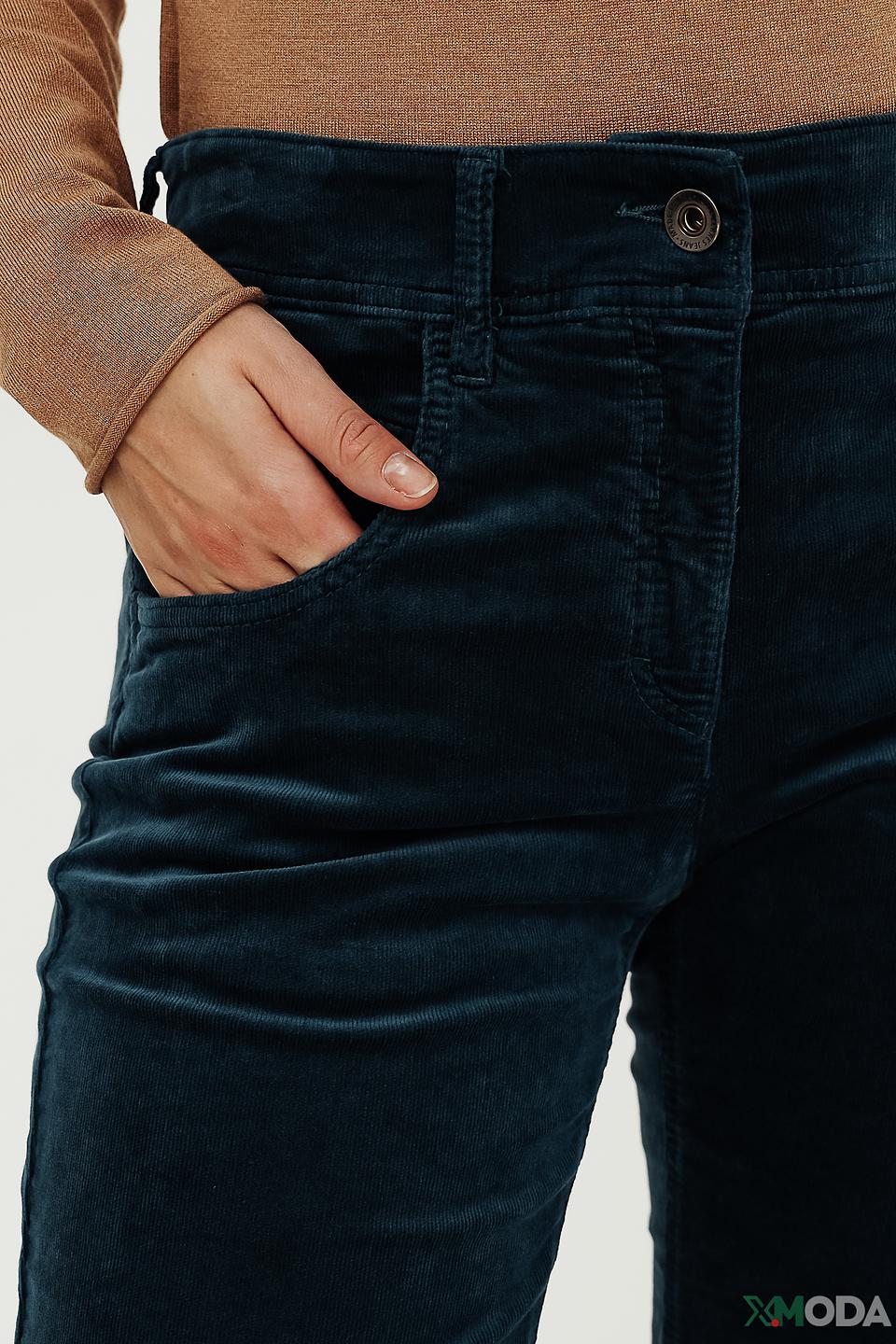 Брюки вельветовые Zerres темно-синие