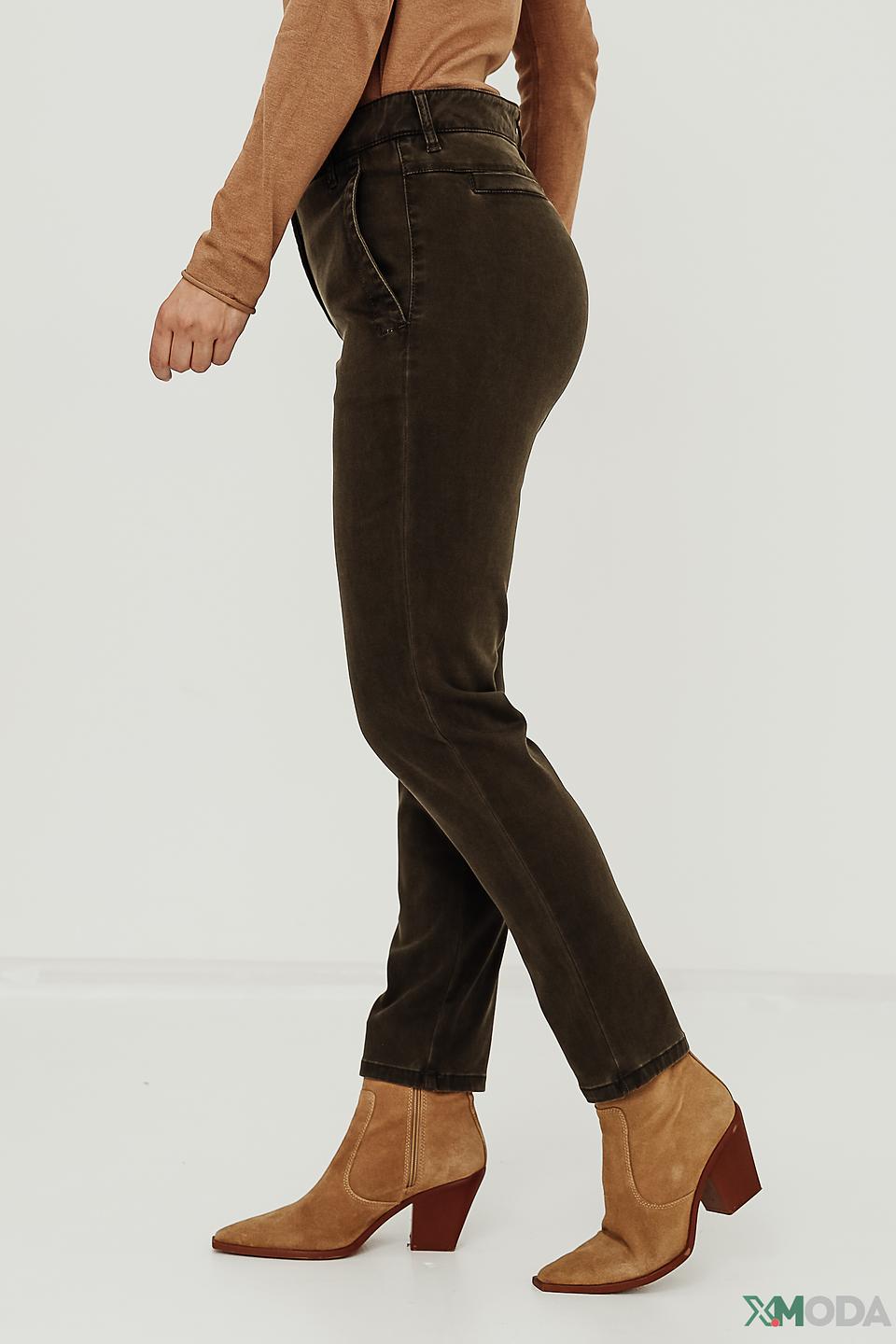 Брюки Zerres хаки с поясом