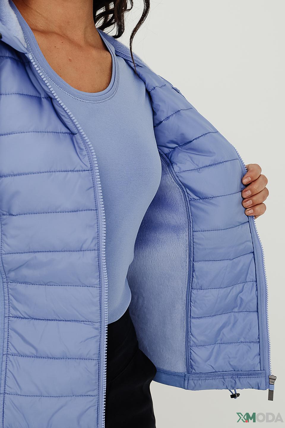 Жакет Olsen стеганый голубой