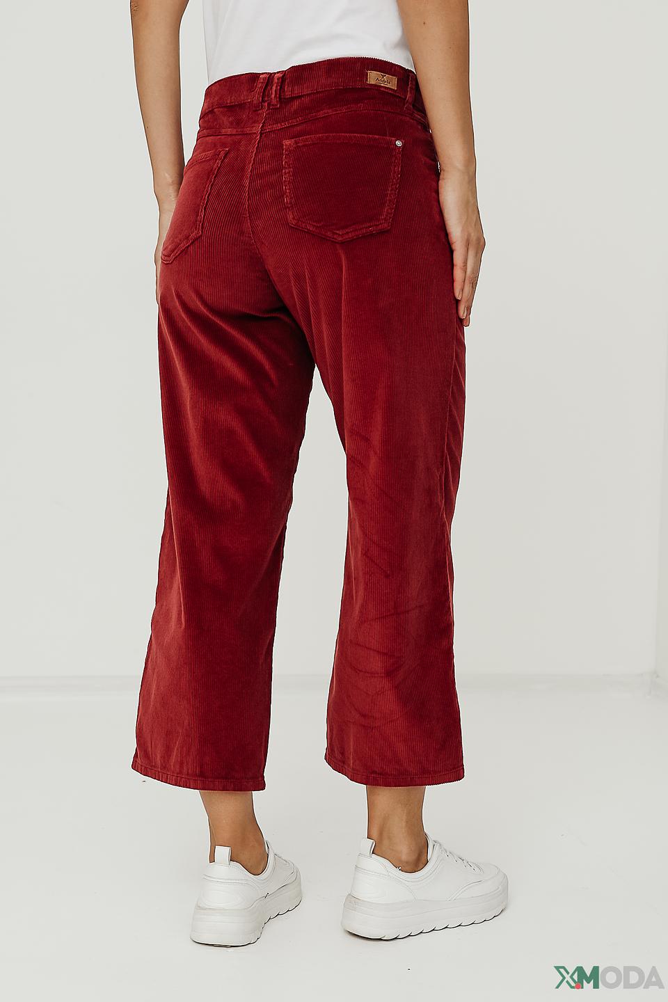 Брюки Angels вельветовые бордовые