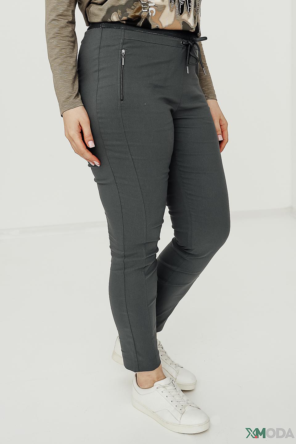 Брюки Via Appia серые с молниями