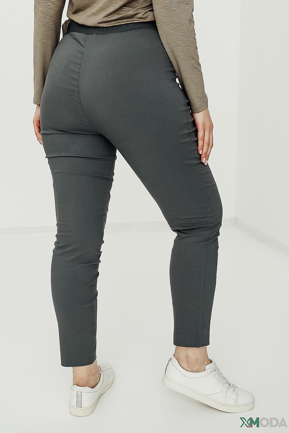 Брюки Via Appia серые с молниями