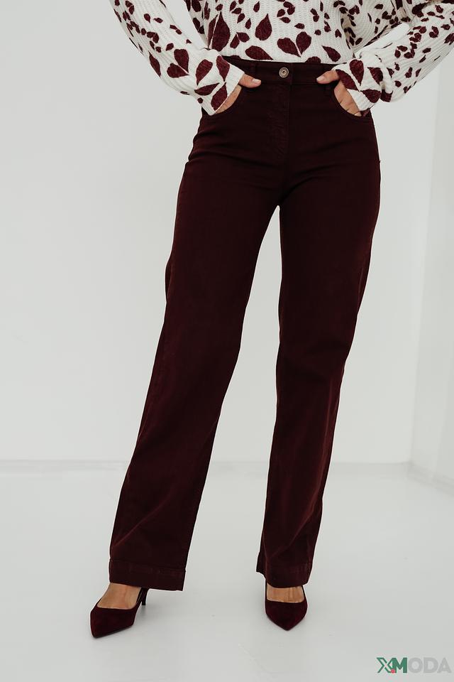 Брюки классические Zerres бордовые