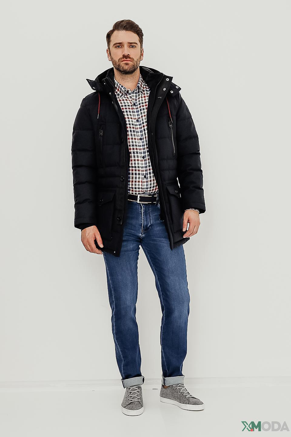 Куртка New Canadian мужская степлёная чёрная