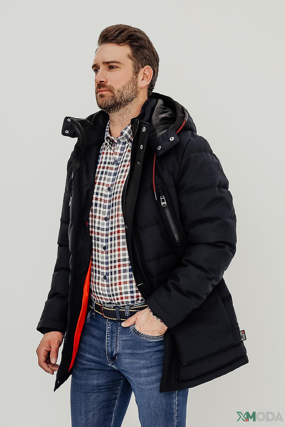 Куртка New Canadian мужская степлёная чёрная