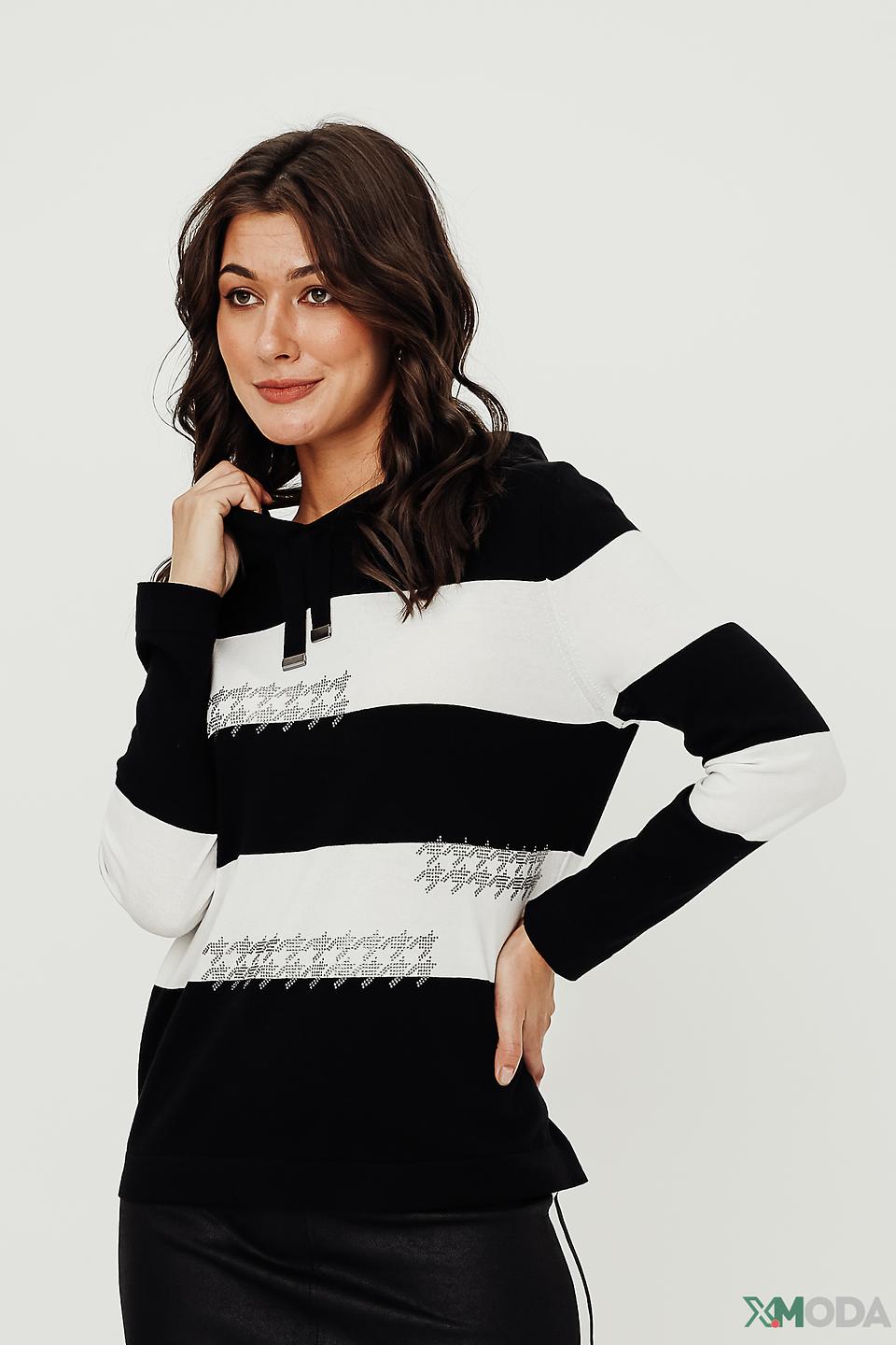 Толстовка Tuzzi в полоску с декором