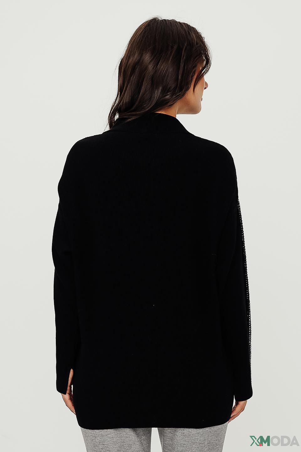 Толстовка Tuzzi с пайетками чёрная