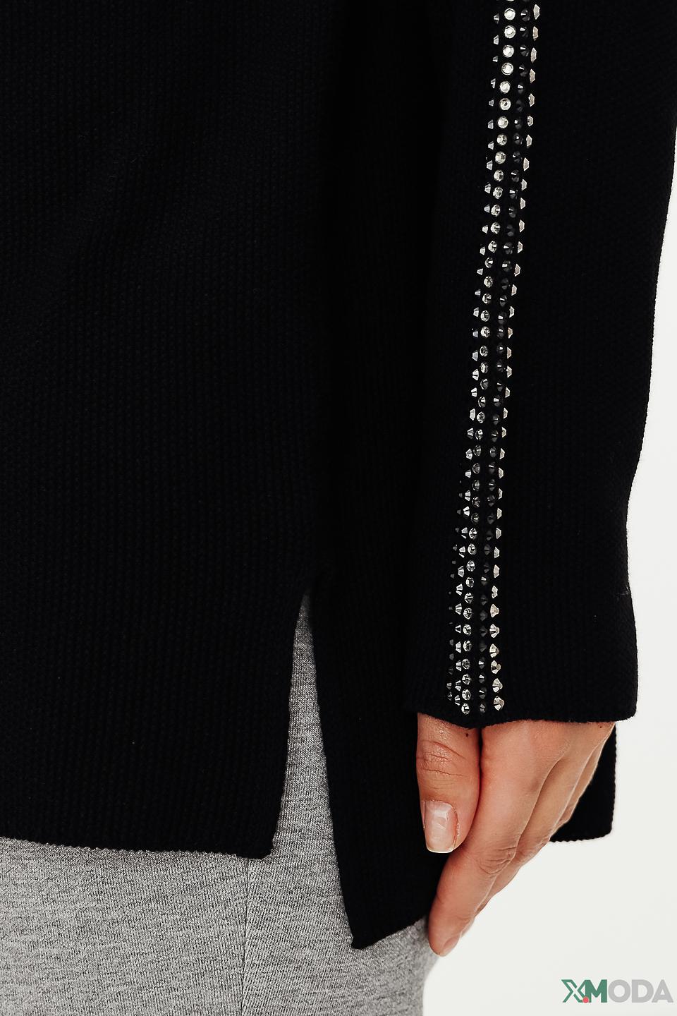 Толстовка Tuzzi с пайетками чёрная