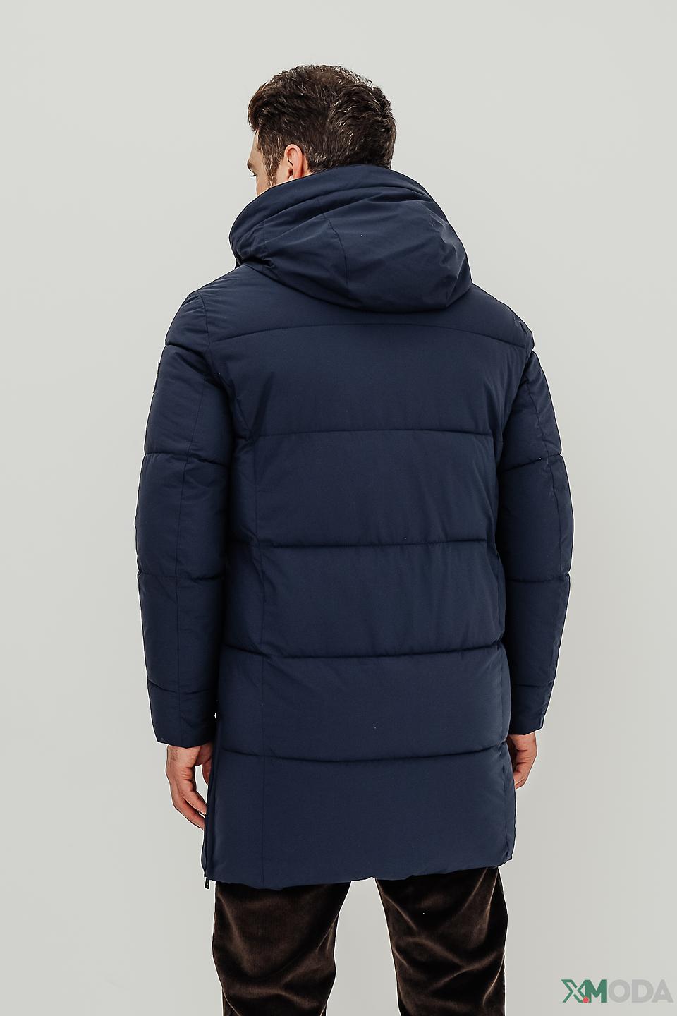 Пальто S4 мужское стеганое синее
