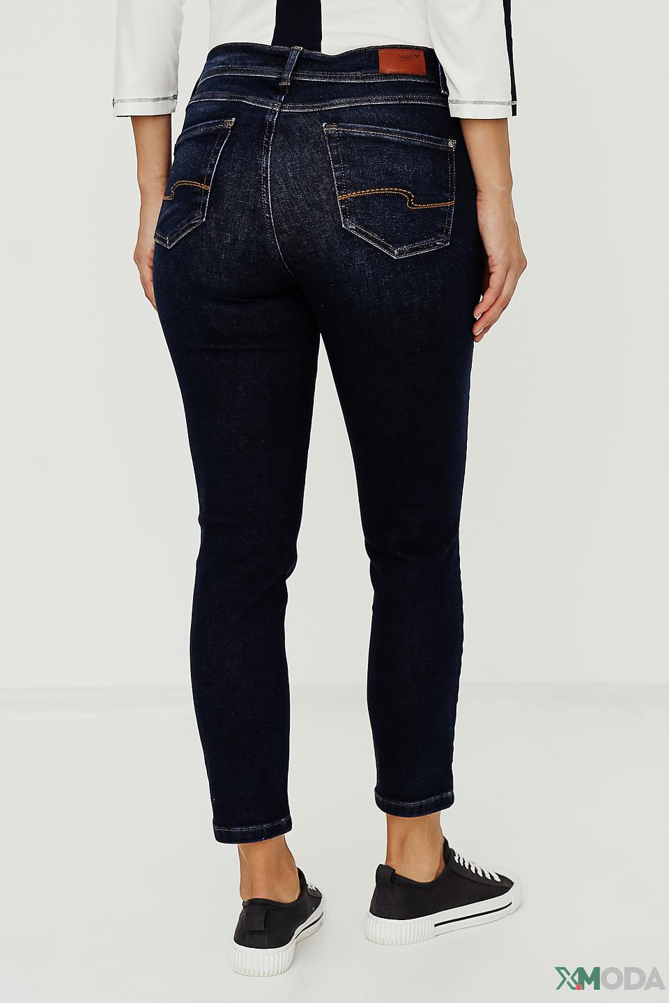 Джинсы Angels с высокой посадкой темно-синие