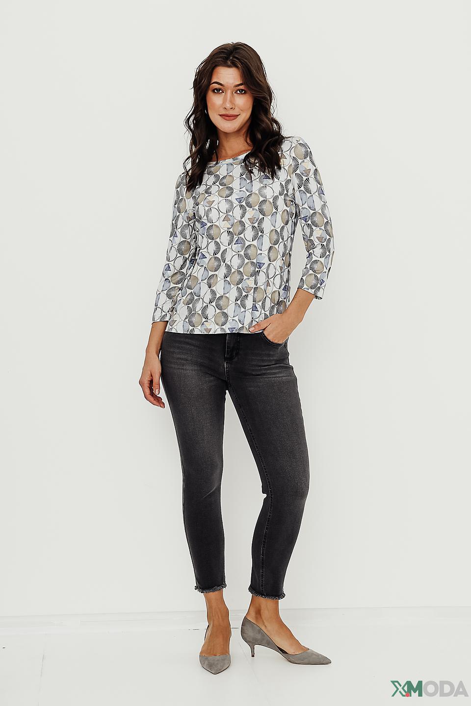 Джинсы Angels серые с потертостями