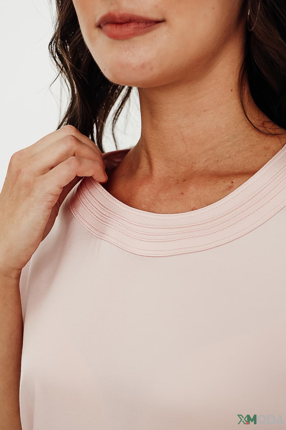 Блуза Sommer mann пудрово-розовая