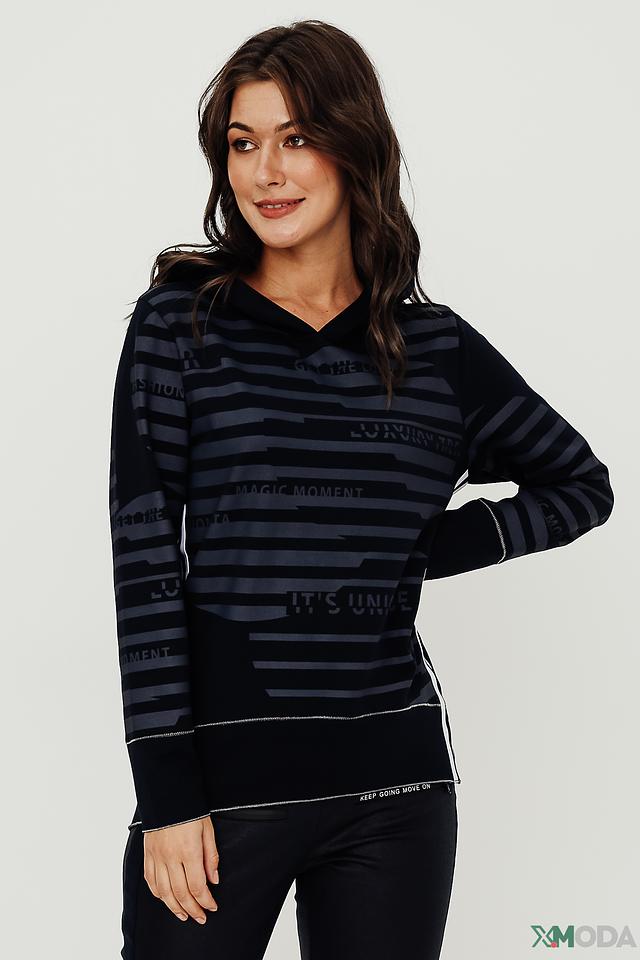 Толстовка Tuzzi с принтом чёрная