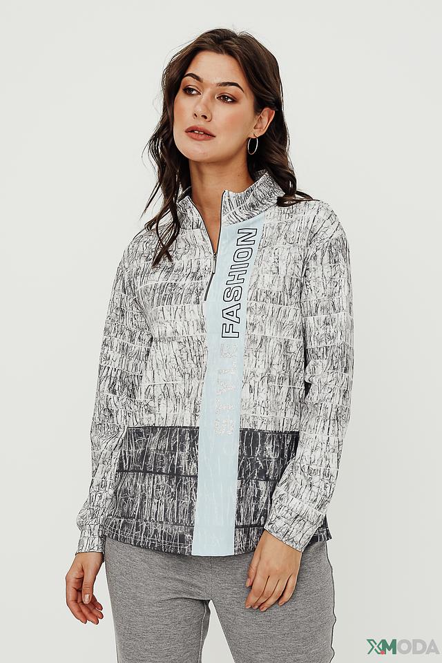 Блуза Tuzzi с принтом и полоской