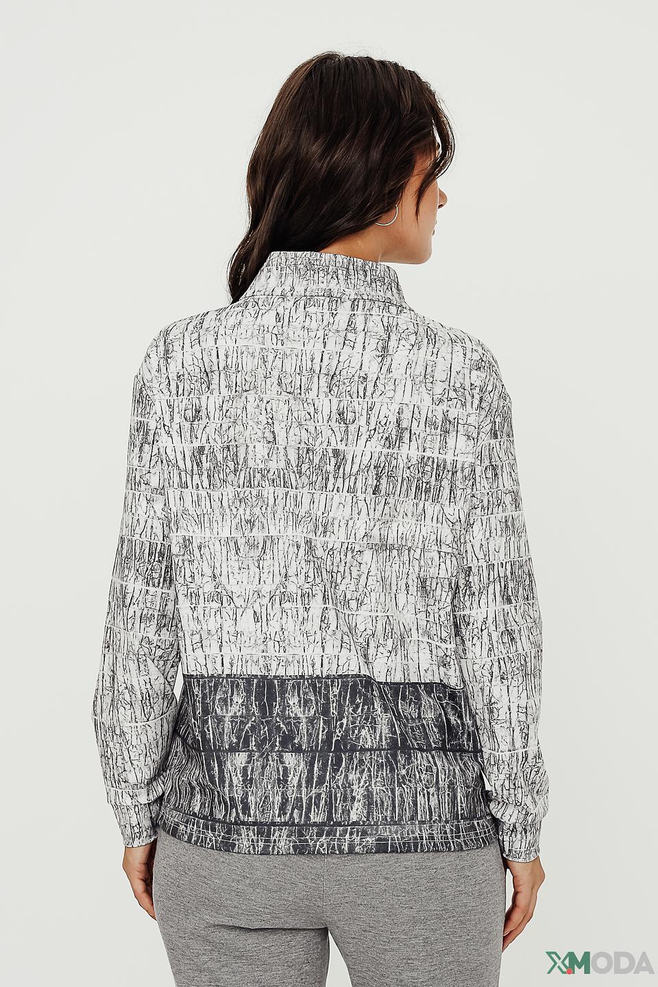 Блуза Tuzzi с принтом и полоской