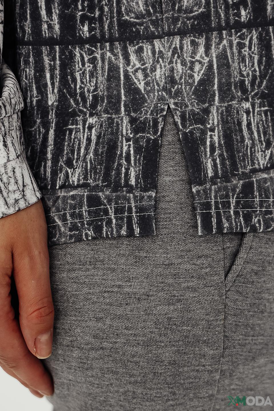 Блуза Tuzzi с принтом и полоской