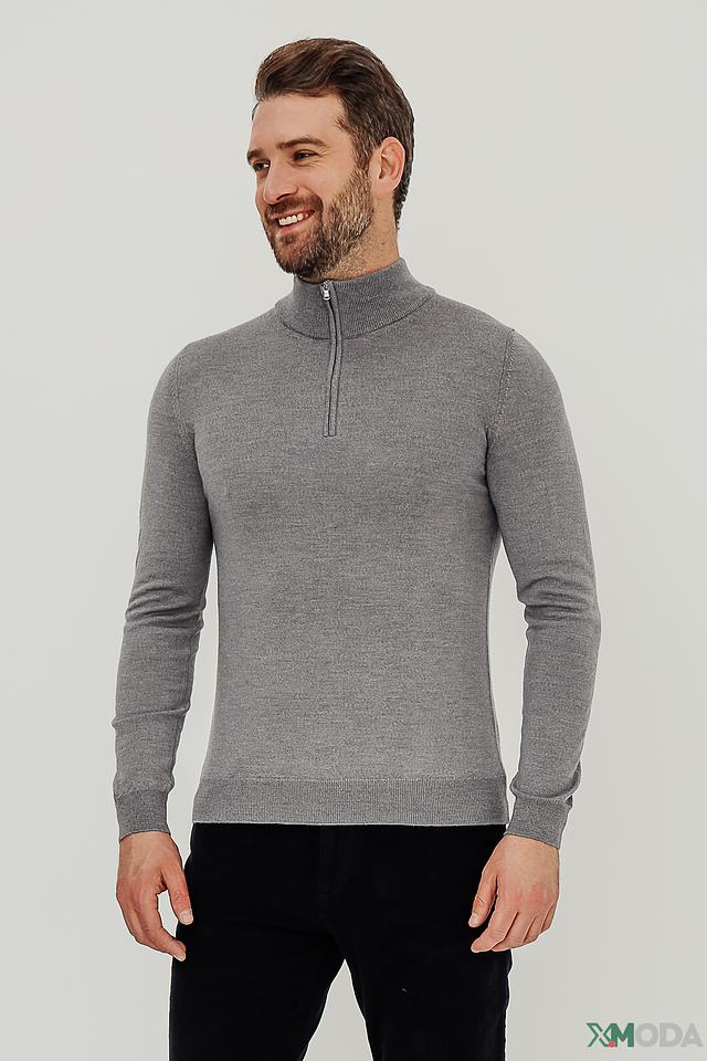 Джемпер Radi Perugia серый с молнией