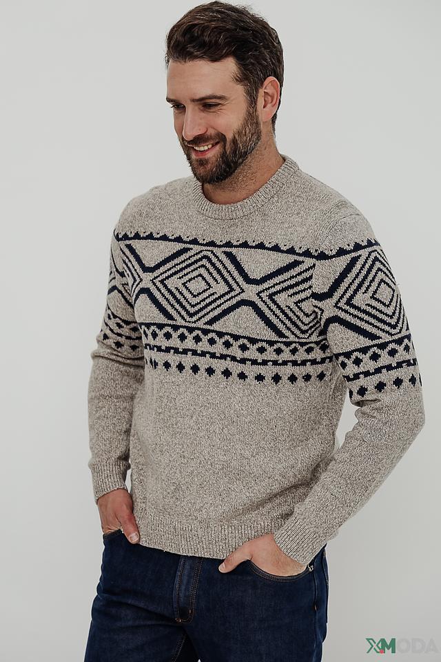 Джемпер Lerros с узором серый