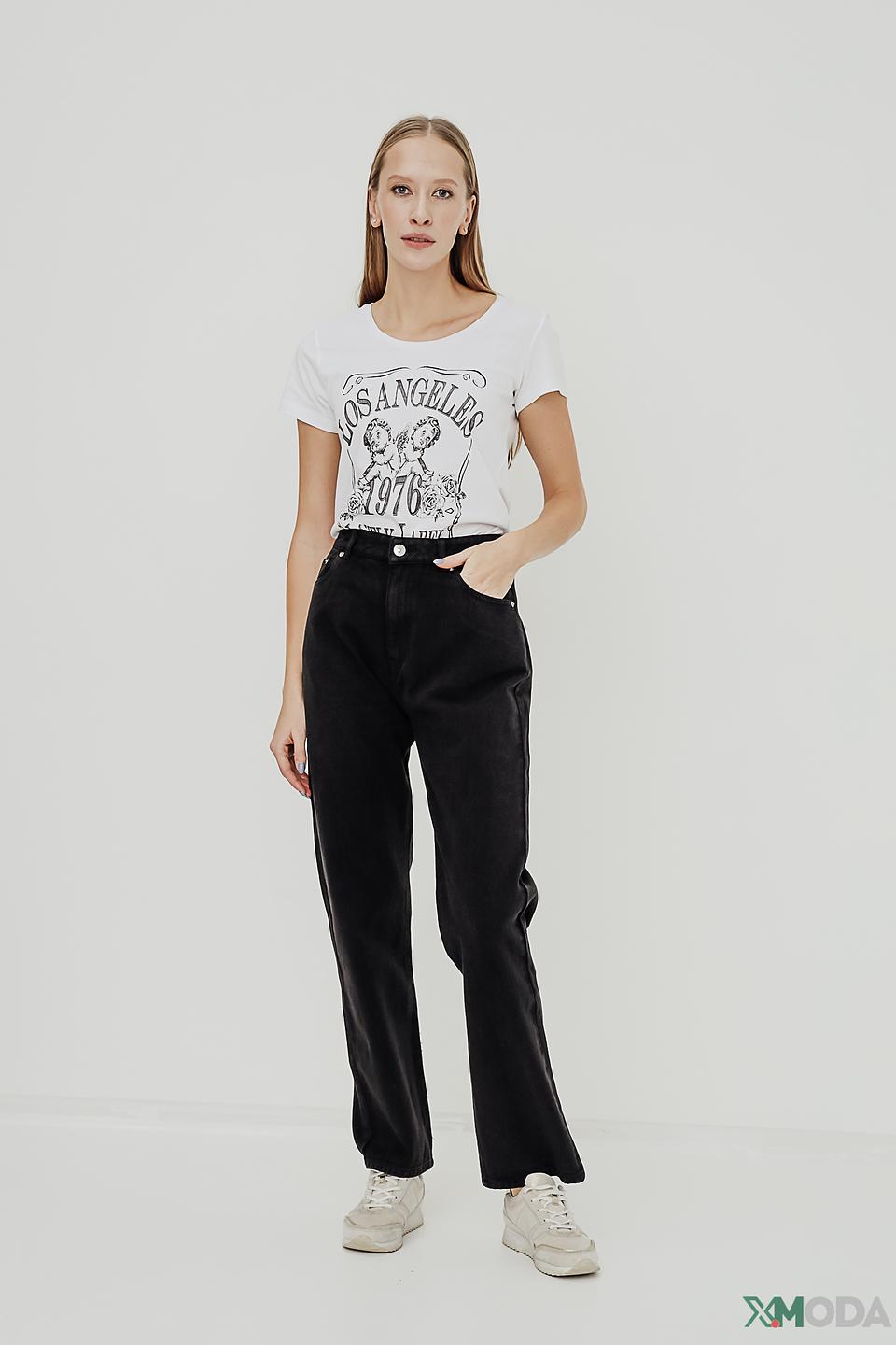 Джинсы Alcott чёрные прямые