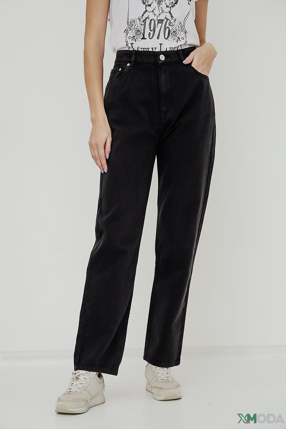 Джинсы Alcott чёрные прямые