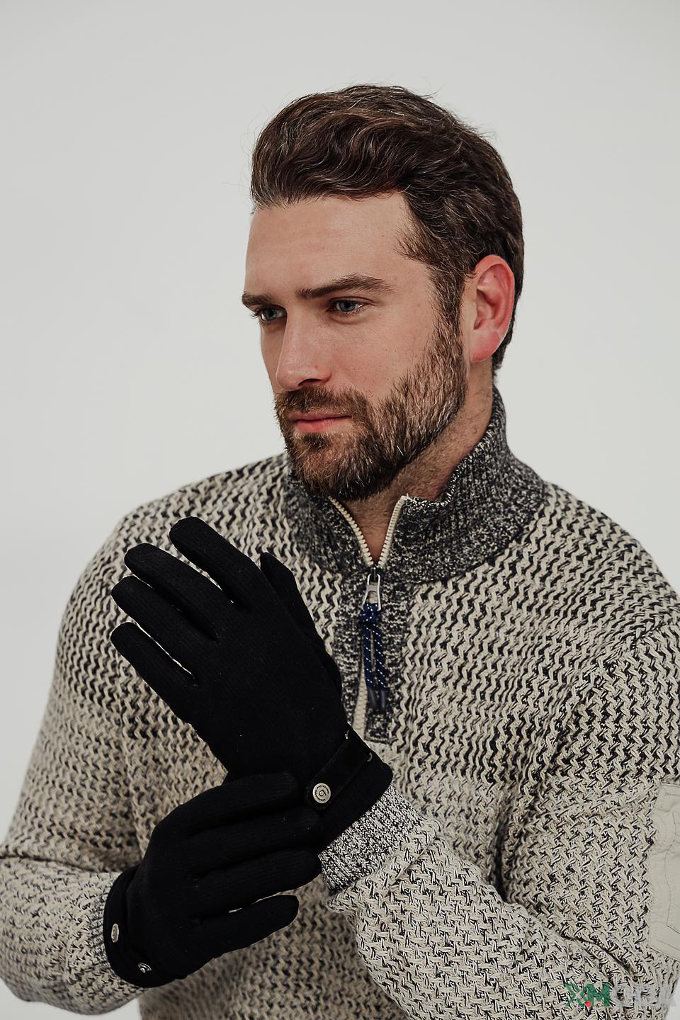 Перчатки Bugatti ACC чёрные