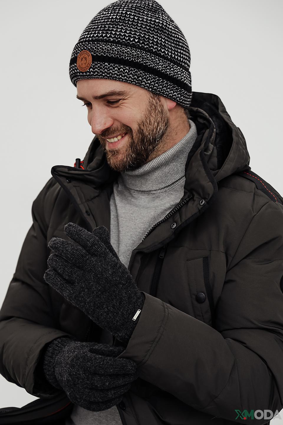 Перчатки Bugatti ACC серые