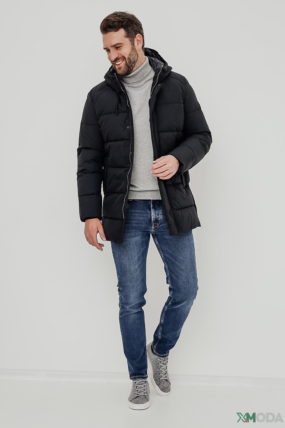 Куртка Calamar чёрная стеганая