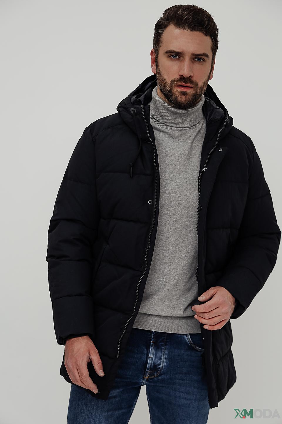 Куртка Calamar чёрная стеганая