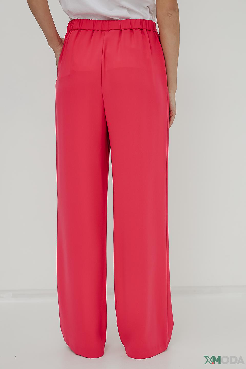 Брюки палаццо Rich and Royal малиновые