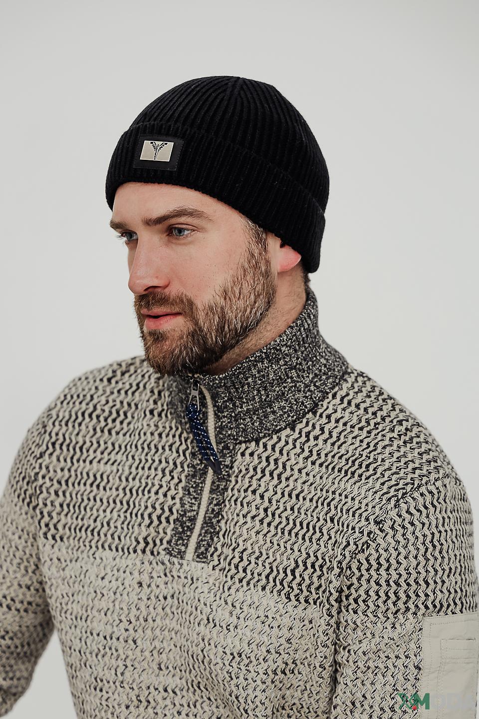 Шапка Carlo Colucci чёрная