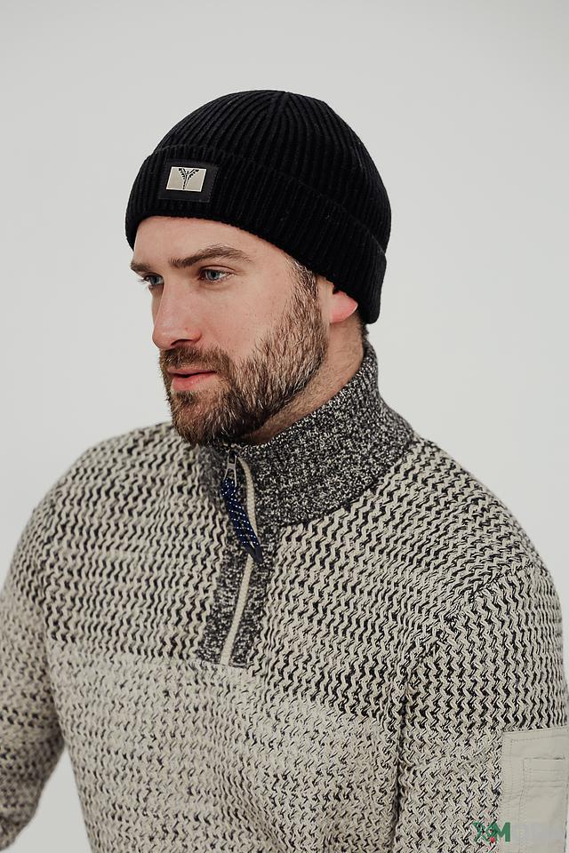 Шапка Carlo Colucci чёрная