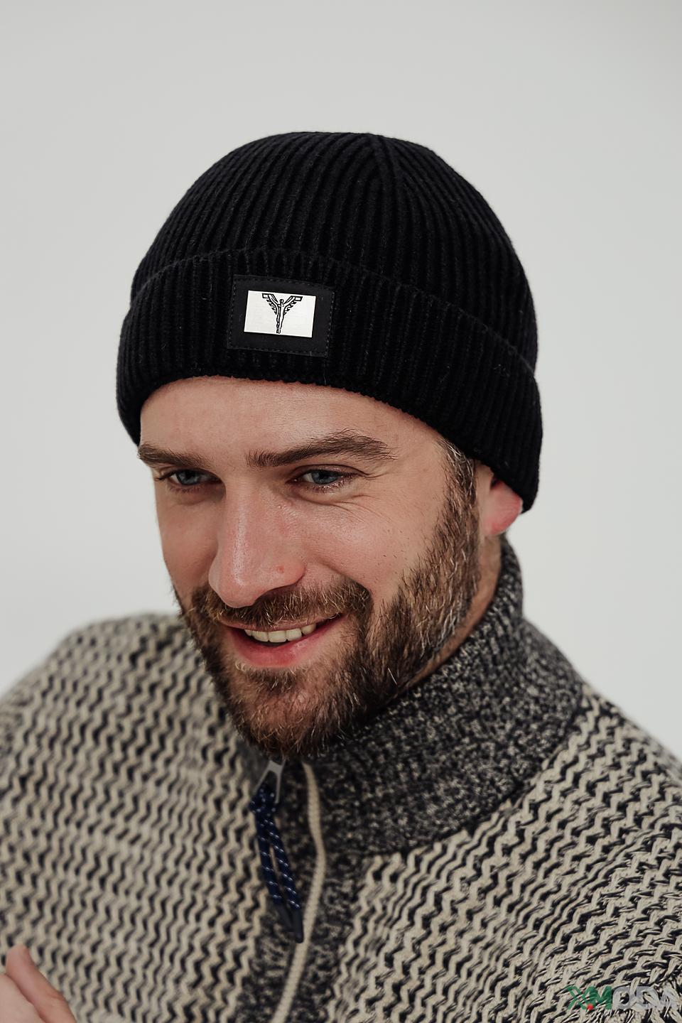 Шапка Carlo Colucci чёрная