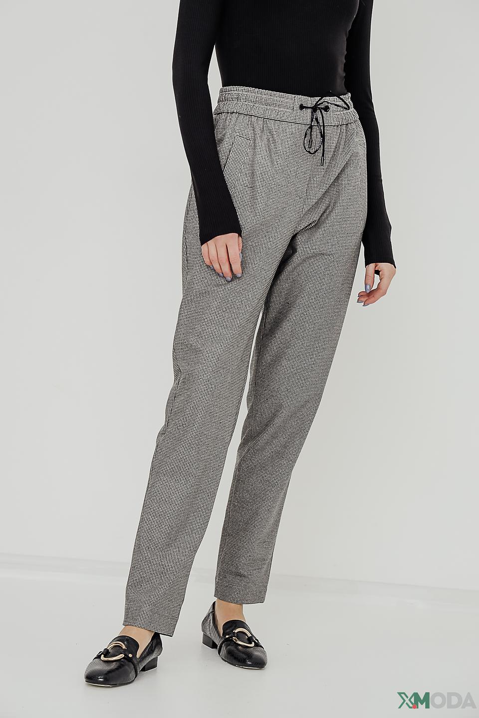 Брюки Marc Cain в клетку серые