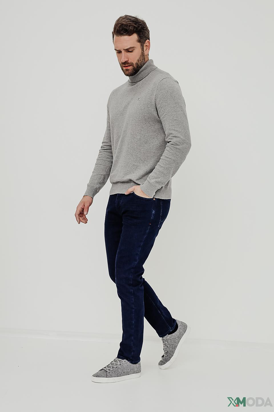 Джинсы Hattric синие slim fit