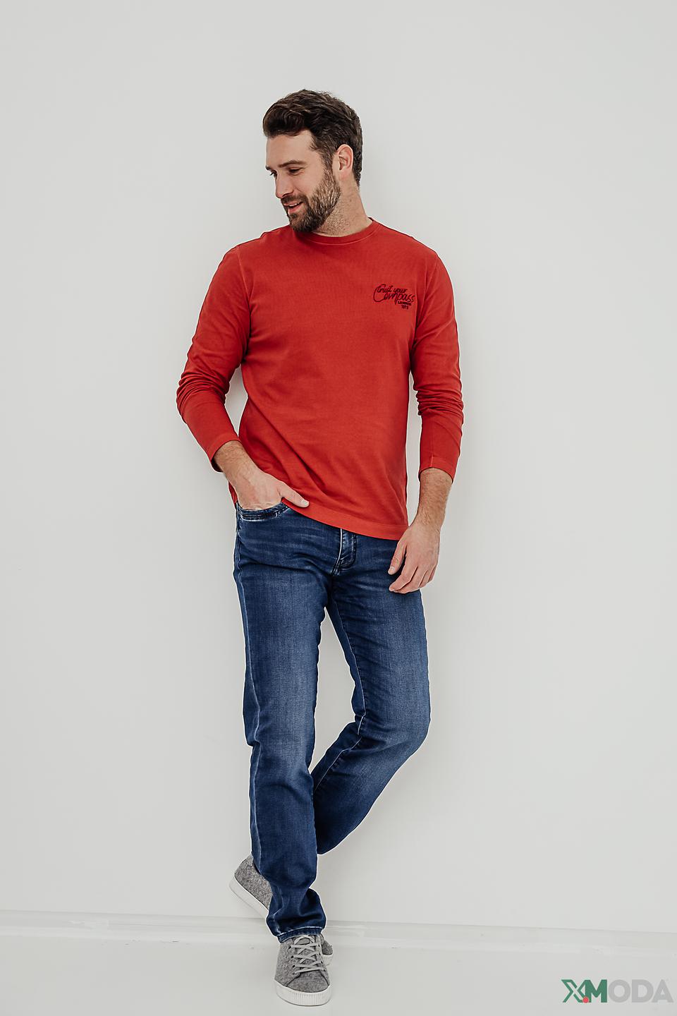 Джинсы Sea Barrier синие с потертостями