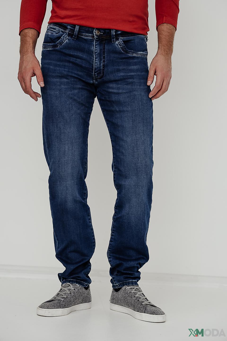 Джинсы Sea Barrier синие с потертостями