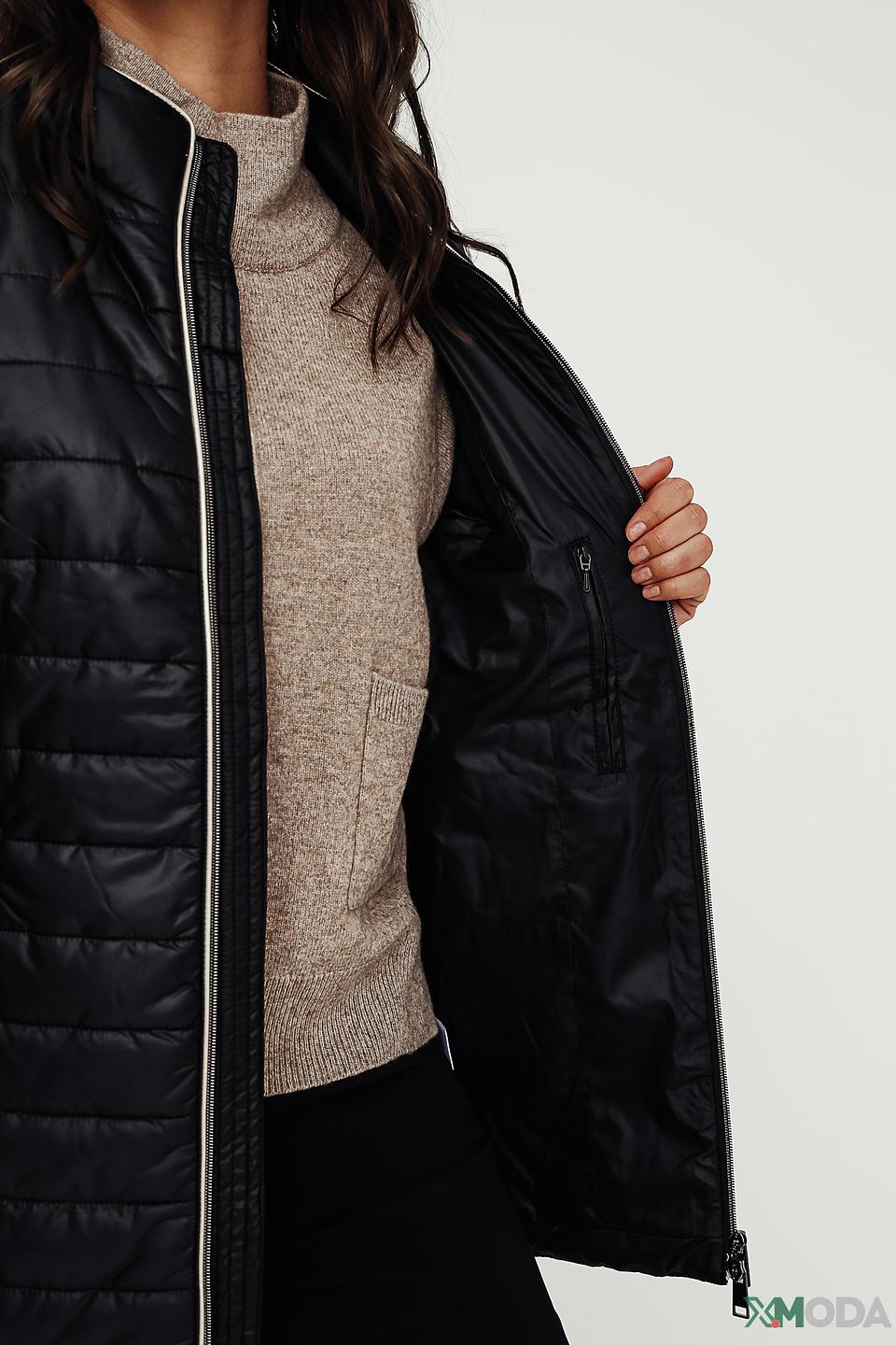 Жакет Pezzo стеганый чёрный