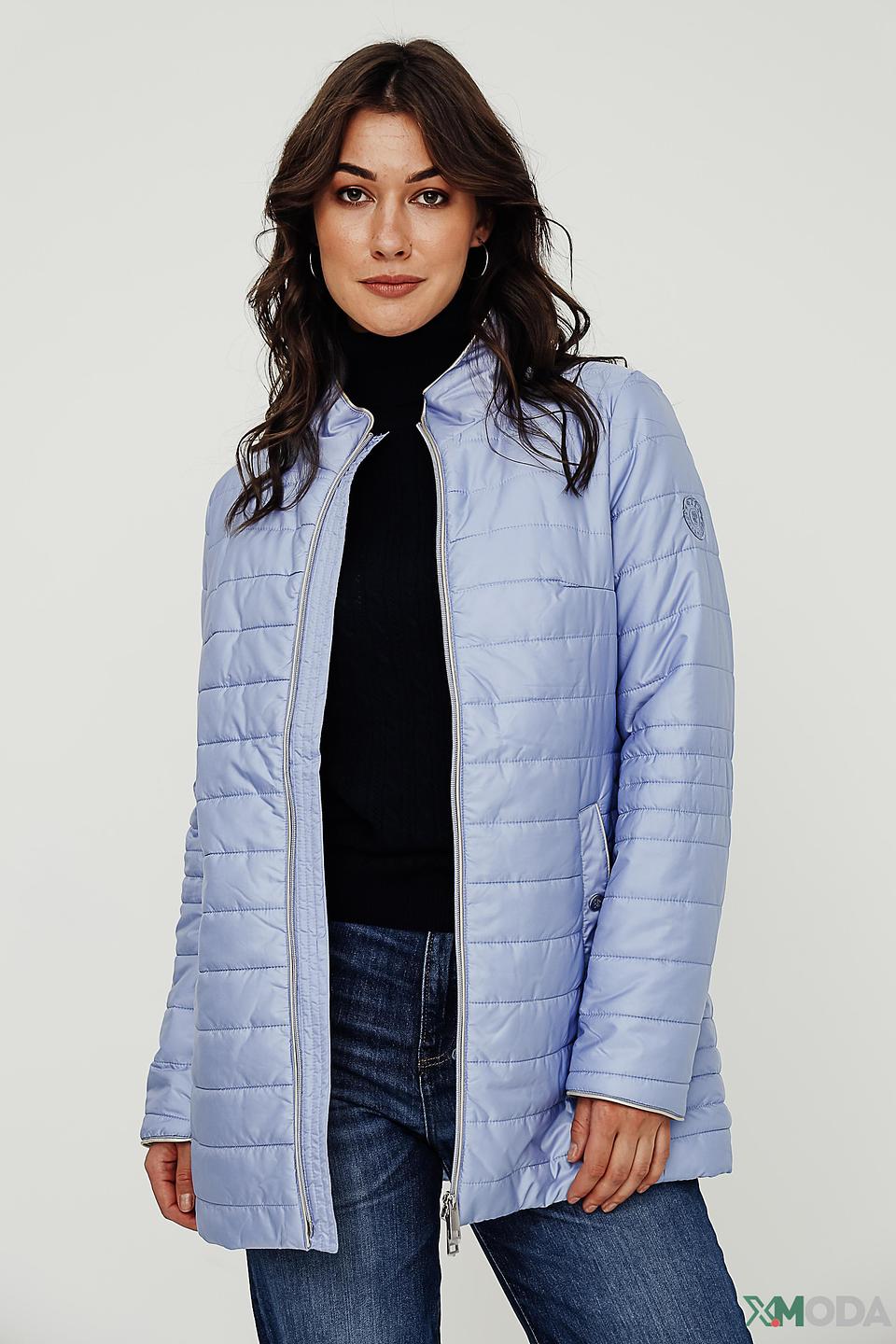 Жакет Pezzo стеганый светло-голубой