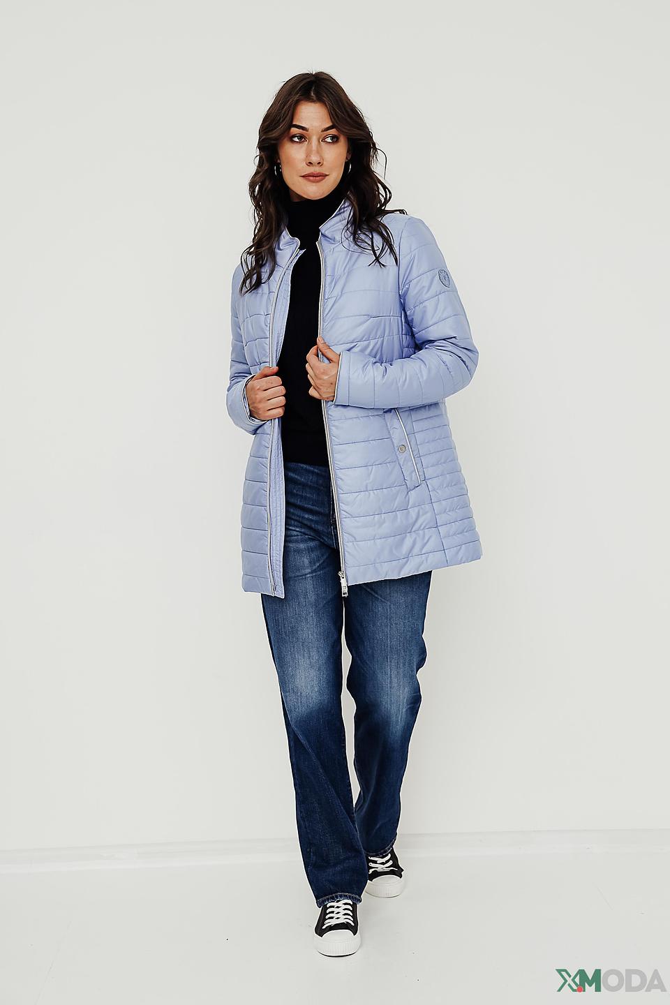 Жакет Pezzo стеганый светло-голубой
