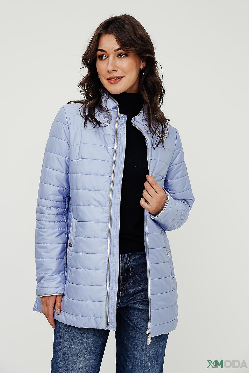 Жакет Pezzo стеганый светло-голубой