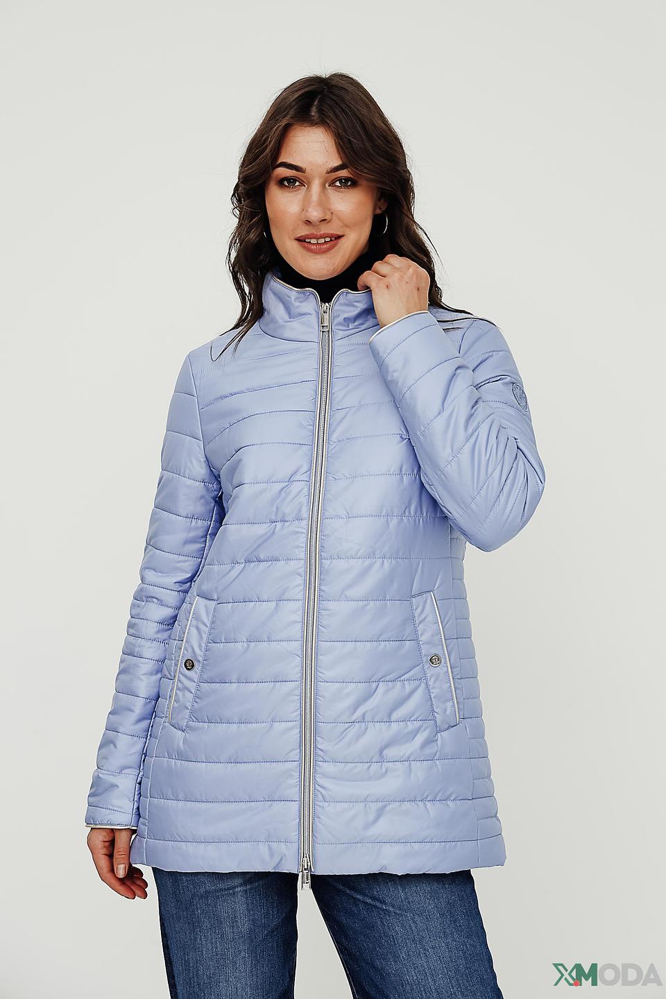 Жакет Pezzo стеганый светло-голубой
