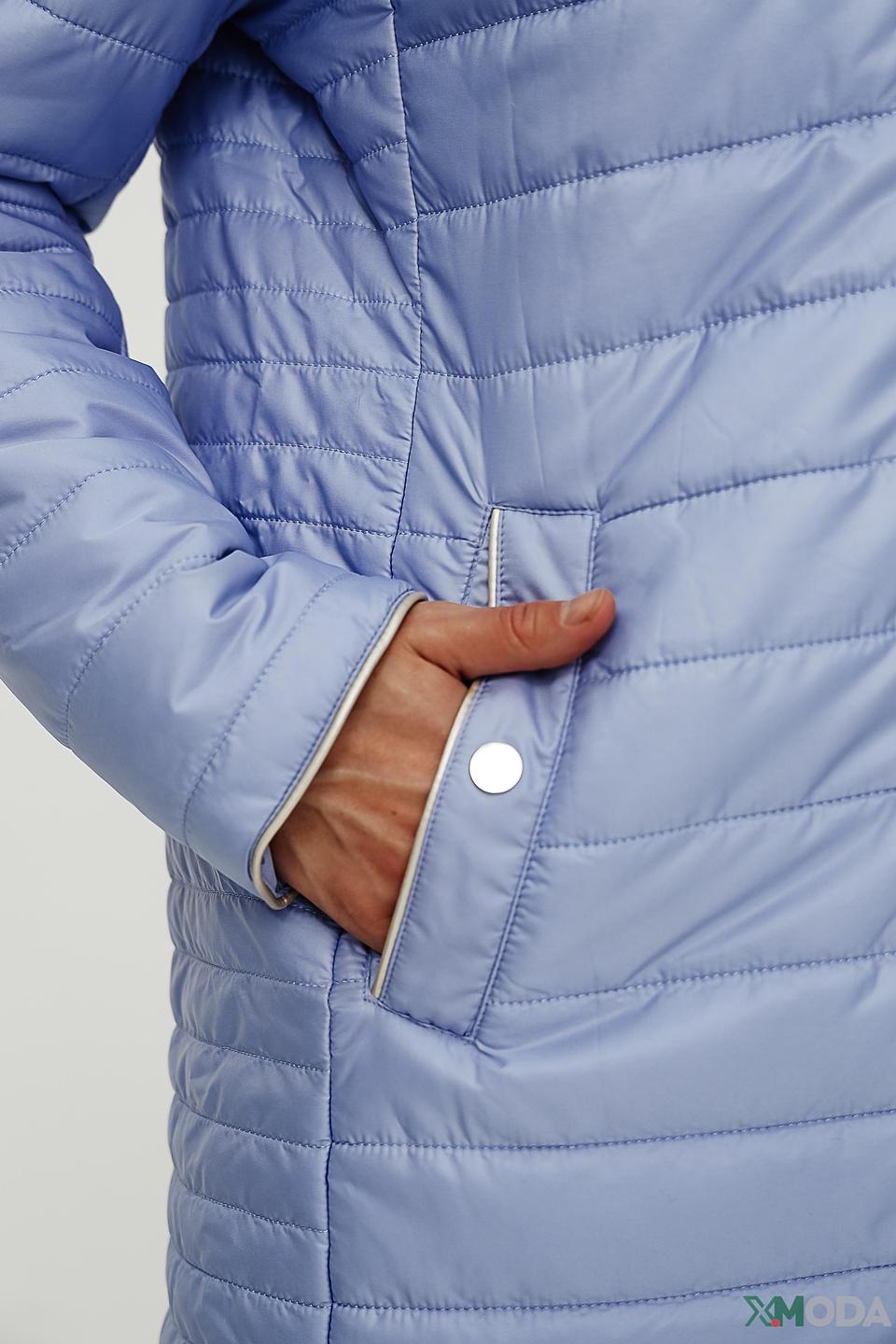 Жакет Pezzo стеганый светло-голубой