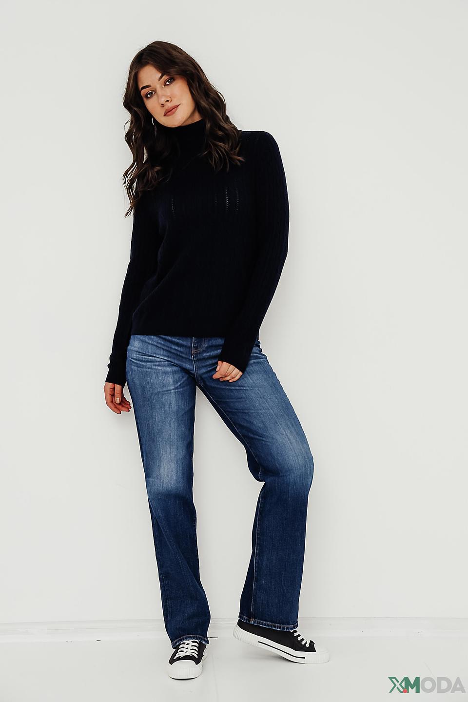 Водолазка Pezzo чёрная с косами