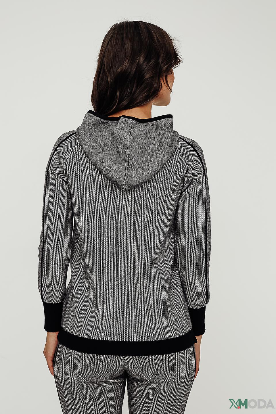 Джемпер Leo & Ugo в клетку серый