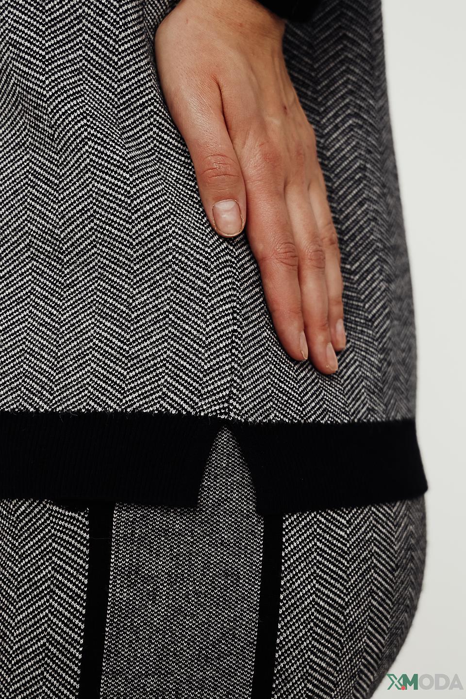 Джемпер Leo & Ugo в клетку серый