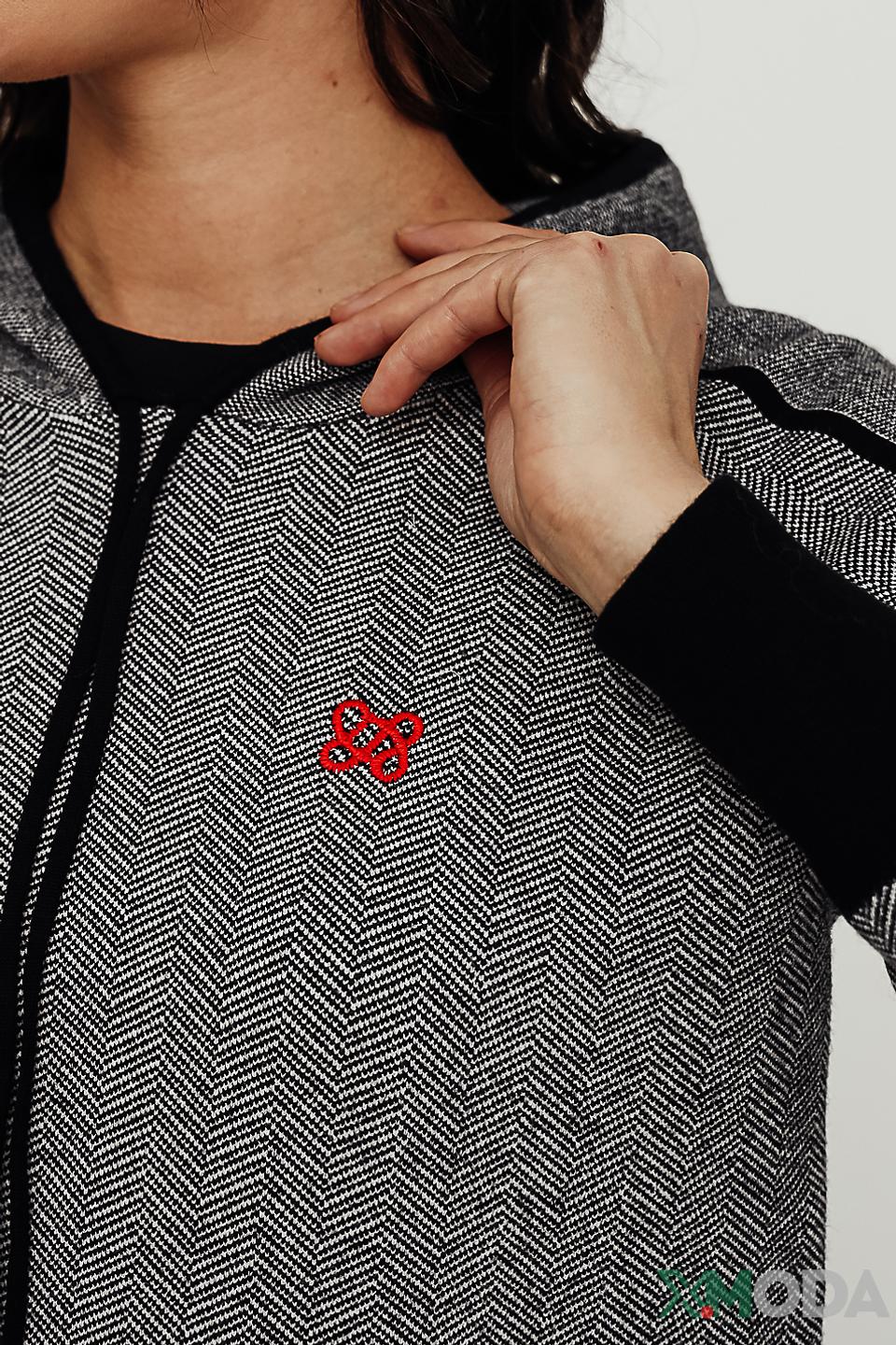 Джемпер Leo & Ugo в клетку серый